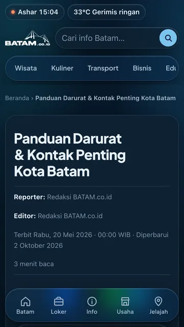 Panduan darurat (mode gelap)