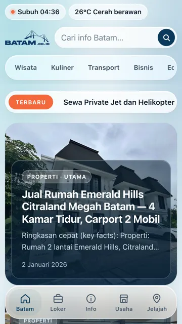 Beranda: berita terbaru Batam