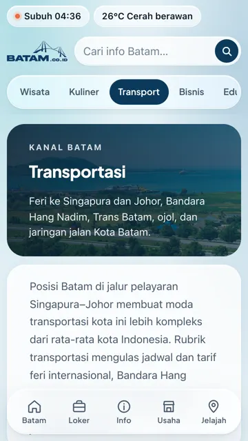 Kanal transportasi