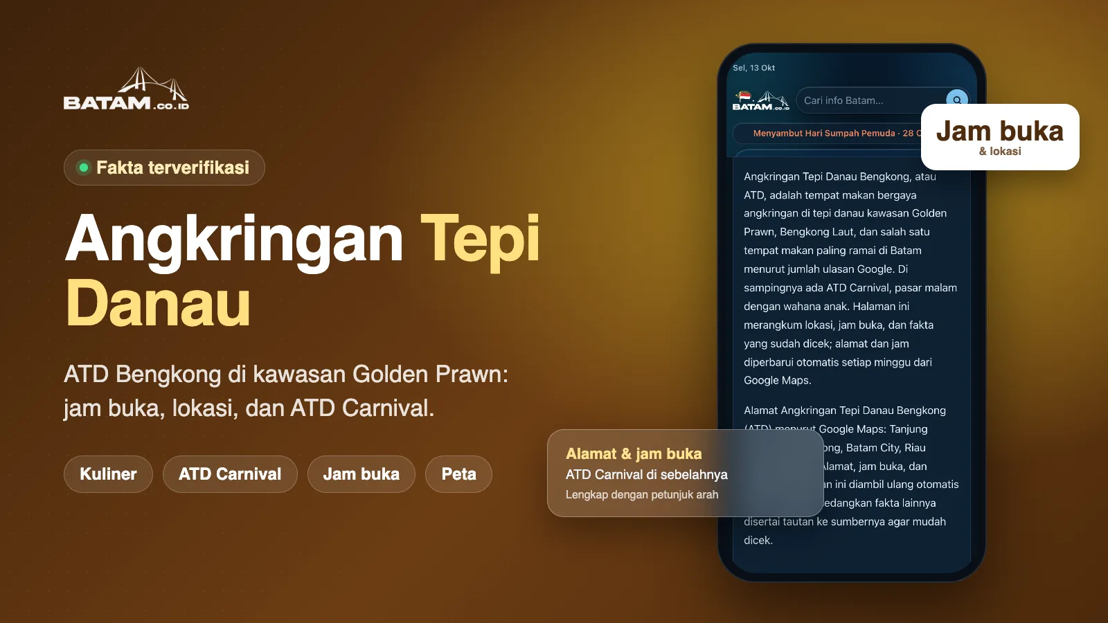 Angkringan Tepi Danau Bengkong (ATD)