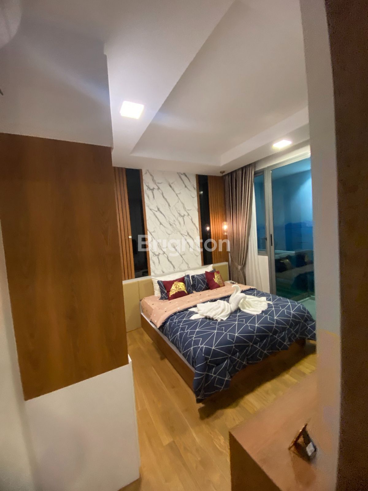 Living area of 3-bedroom unit at Nagoya Hill Condominium, Batam