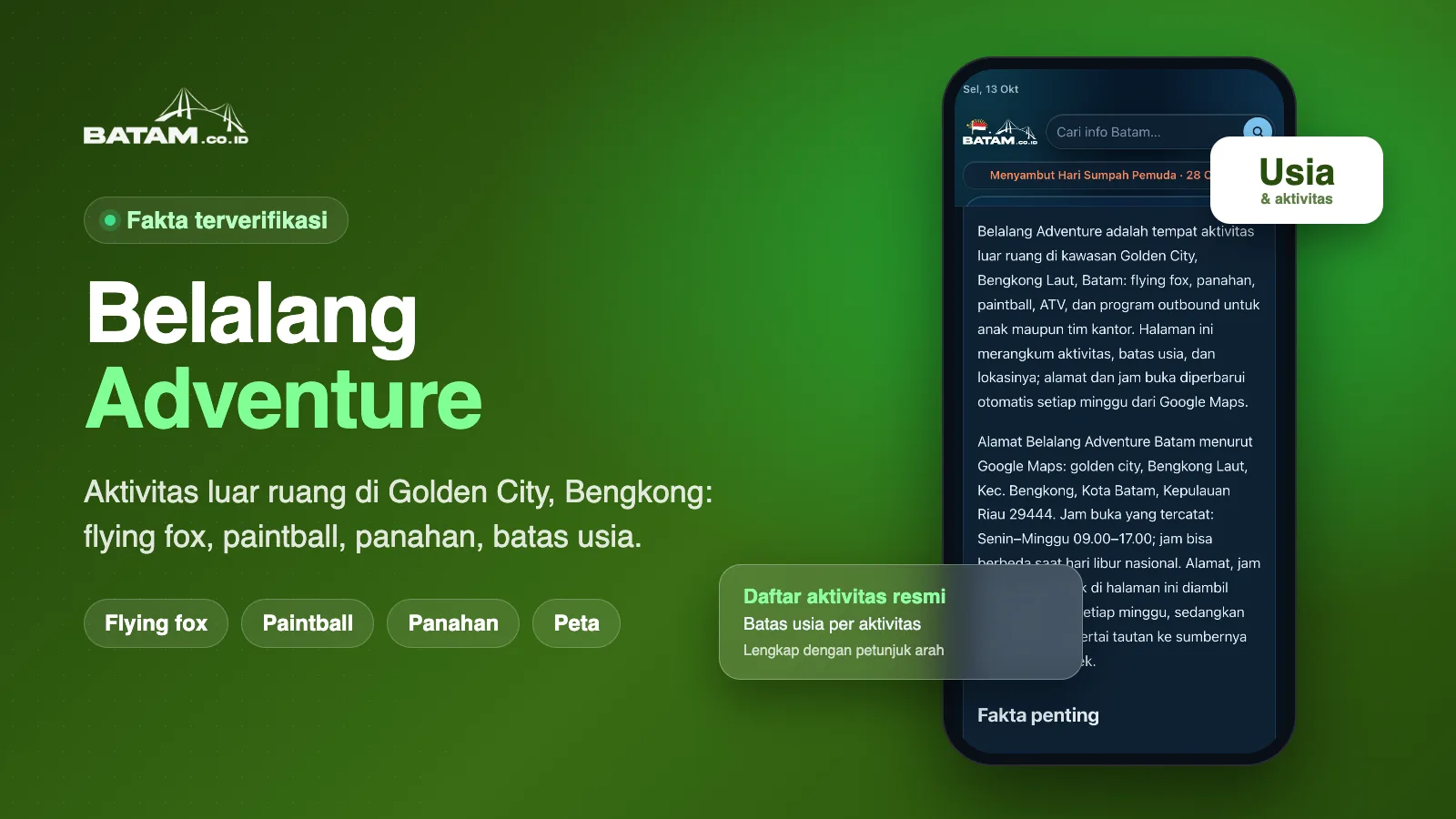 Belalang Adventure Batam