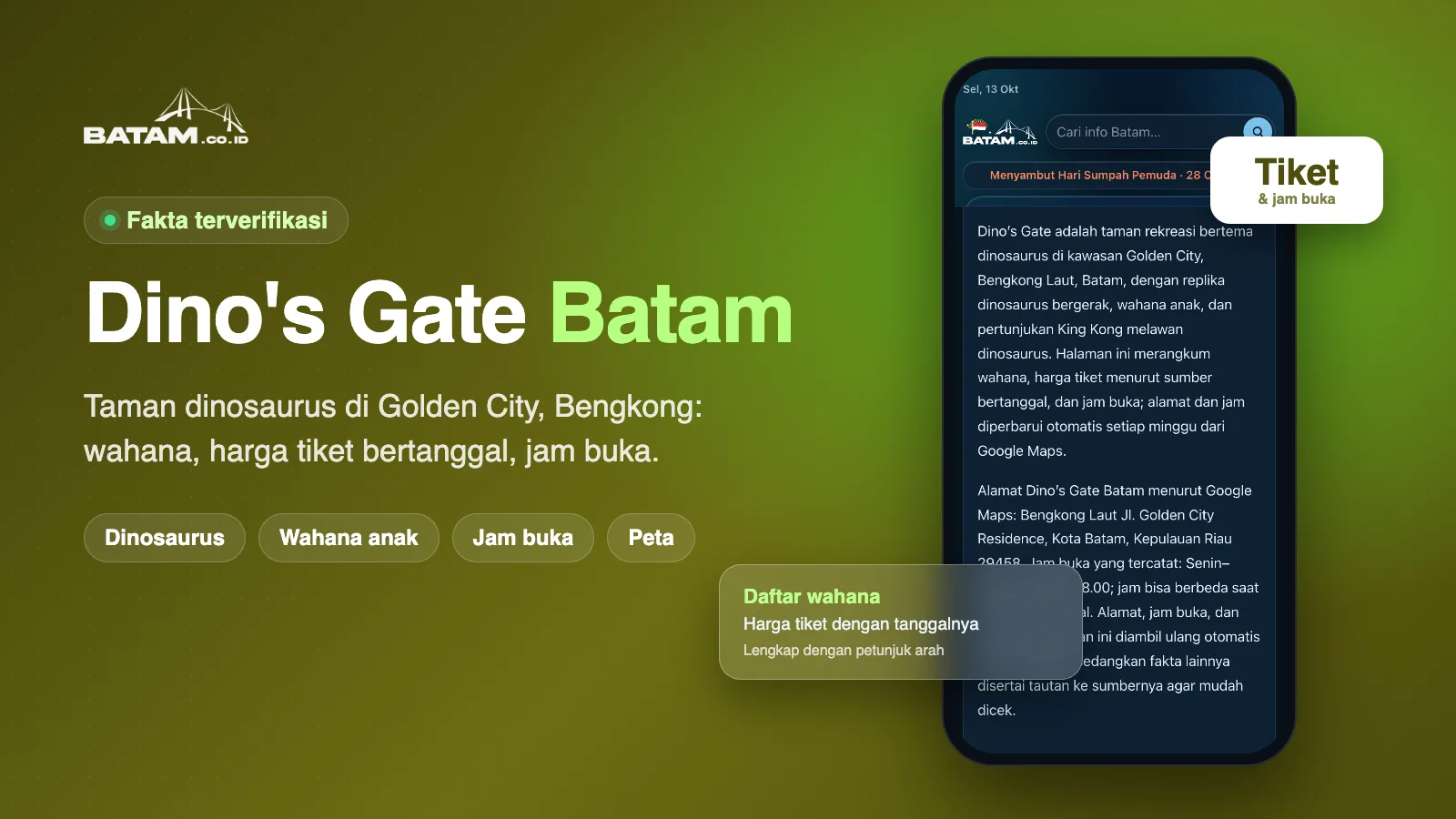 Dino's Gate Batam