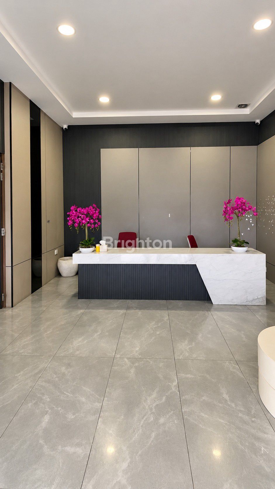 Ruang kerja full furnished di ruko Sei Panas Batam