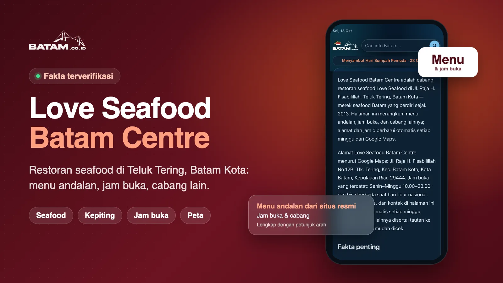 Love Seafood Batam Centre