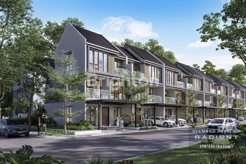 Jual Rumah 3 Lantai Diamond Pavilion Radiant Batam Centre — Tipe 198/120, 4 Kamar
