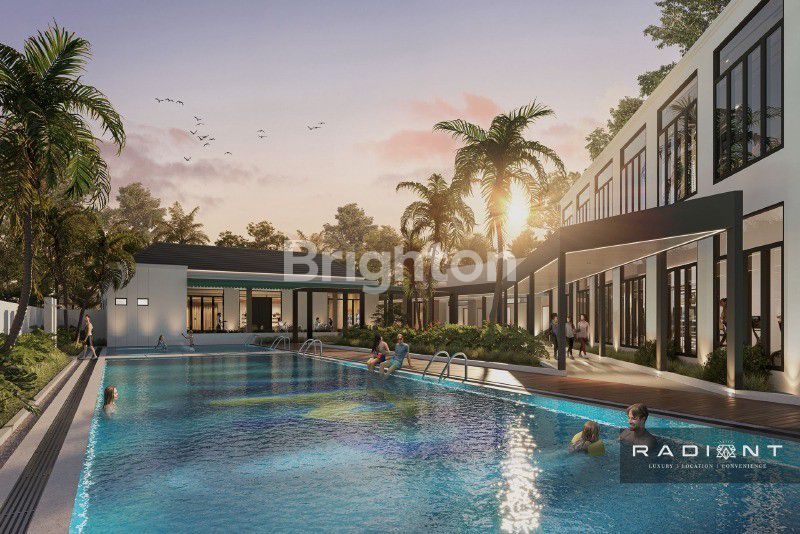 Kamar tidur rumah tiga lantai Diamond Pavilion Radiant Batam