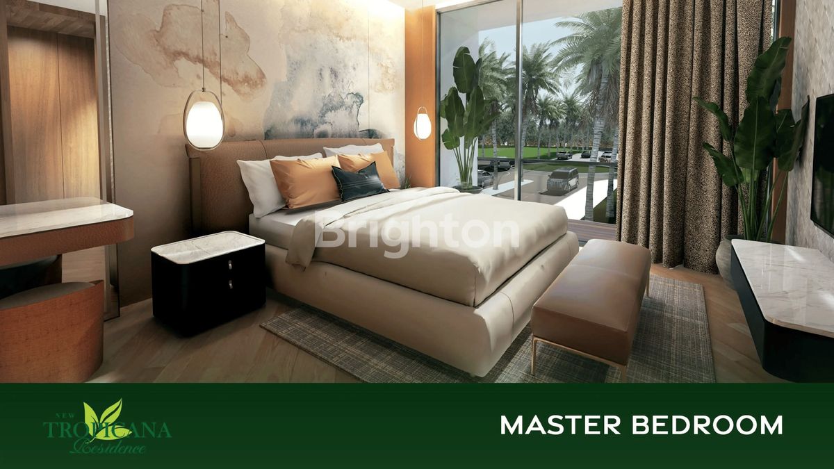 Ruang keluarga rumah tipe Azul New Tropicana Batam