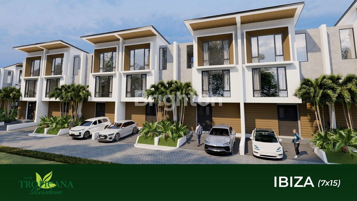 Jual Rumah New Tropicana Residence Tipe Ibiza Batam Centre — 3 Lantai, 3 Kamar