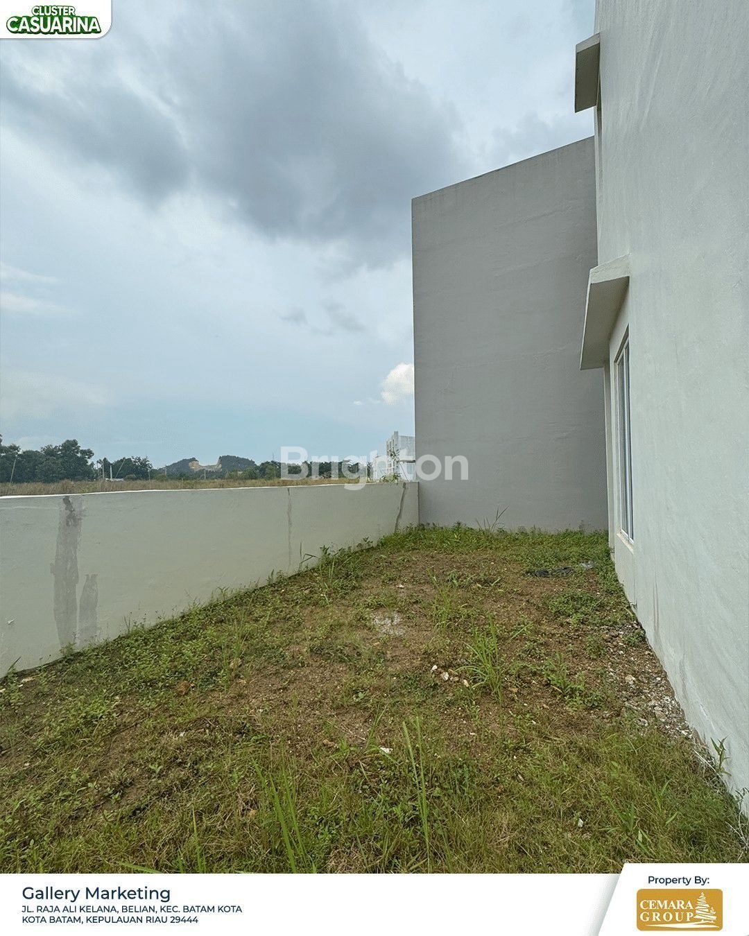 Area belakang rumah Cemara Park Cluster Casuarina Batam