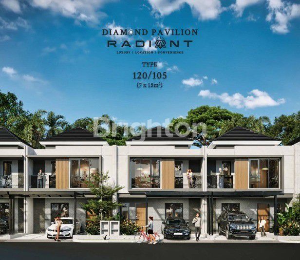 Jual Rumah Diamond Pavilion Radiant Batam Centre — Tipe 120/105, 2 Lantai