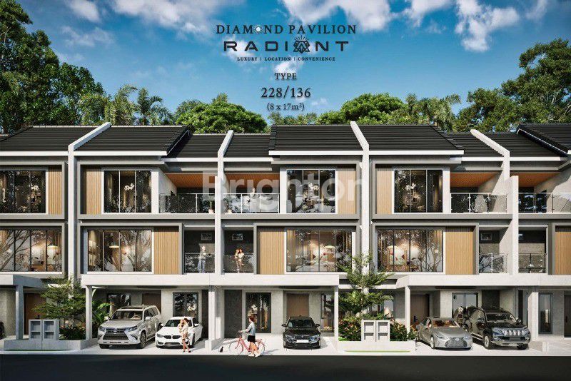 Living room rumah tipe 228/136 Diamond Pavilion Batam