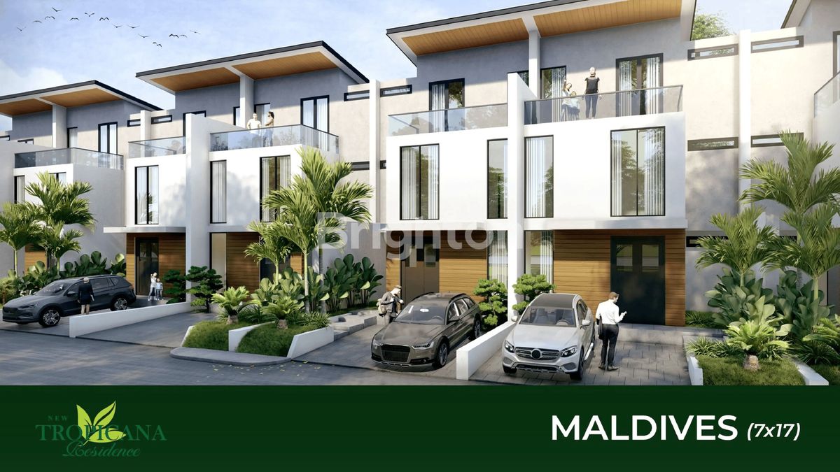 Dijual Rumah New Tropicana Residence Tipe Maldives Batam — 3 Lantai, LB 143 m²
