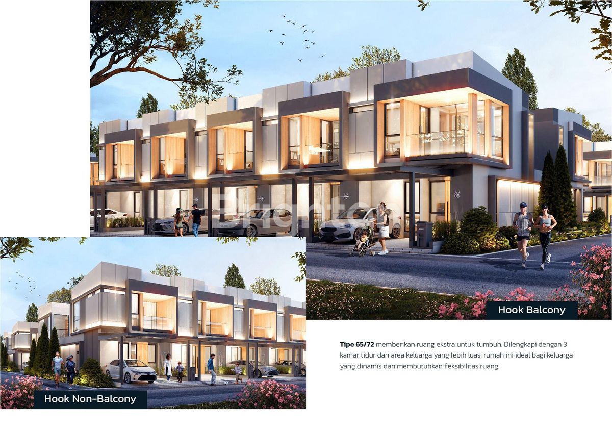 Lingkungan cluster Queensland Golden City Batam