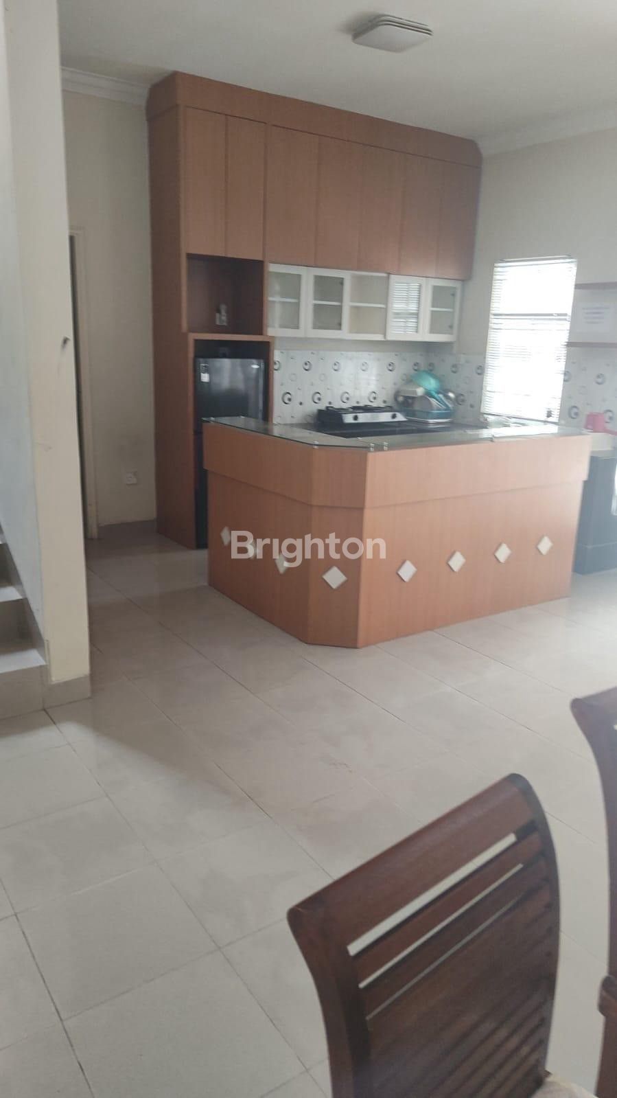 Semi-furnished living area, Dutamas house Batam Kota