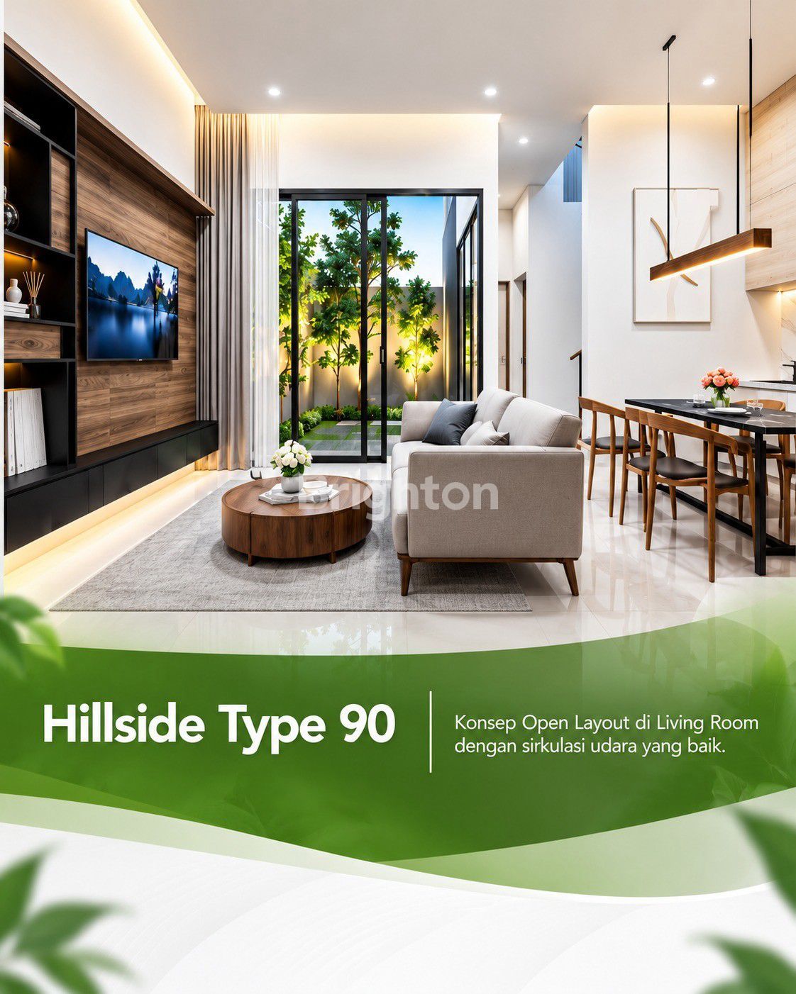 Sky terrace of the Hillside villa at Tanjung Pinggir, Batam